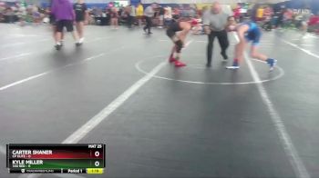 98 lbs Round 4 (8 Team) - Carter Shaner, CP Elite vs Kyle Miller, 330 Red