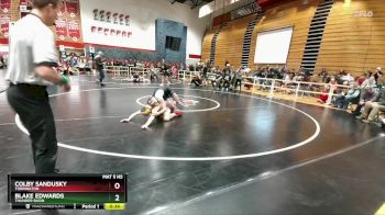 144 lbs Cons. Round 2 - Blake Edwards, Thunder Basin vs Colby Sandusky, Torrington