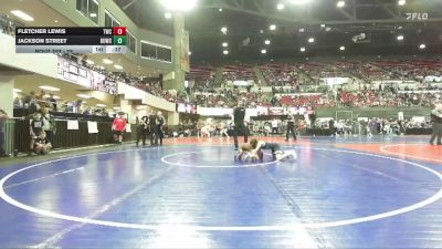 78 lbs Cons. Round 5 - Jackson Street, Butte Wrestling Club vs Fletcher Lewis, Thermopolis Wrestling Club