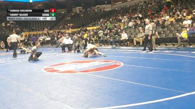 120 Class 4 lbs Cons. Round 1 - Ahmad Ghuneim, Lafayette (Wildwood) vs Henry Baker, Rock Bridge