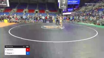 100 lbs Semifinal - Cole Gentsch, Illinois vs Trey Wagner, Pennsylvania