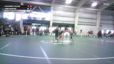 207 lbs Cons. Round 3 - Alexandra Collins, Indiana Tech vs Jamie Shapton, West Liberty