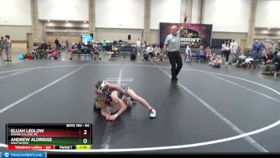 84 lbs Quarterfinal - Andrew Aldridge, Unattached vs Elijah Ledlow, Higher Calling WC