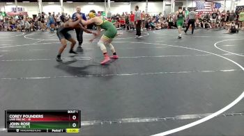 138 lbs Round 1 (4 Team) - Corey Pounders, Lake Erie WC vs John Rose, Precision WC