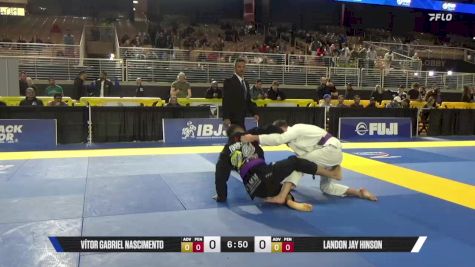 Landon Jay Hinson vs Vítor Gabriel Nascimento 2025 Pan Jiu Jitsu IBJJF Championship