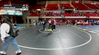 138 lbs Round 2 - Quarters & 1st Wb (16 Team) - David Vega, Dripping Springs vs Andres Cuellar, Northwest Eaton