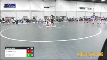 110 lbs Consi Of 4 - Ramona Reinitz, Aggression Legionaries Girls vs Amanda Lillie, Untouchables Girls Teal