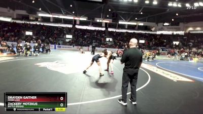 138 lbs Quarterfinal - Drayden Gaither, Moses Lake vs Zackery Motzkus, Battle Ground