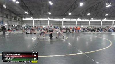 81 lbs Quarterfinal - Abel Reed, 208 Badgers vs Landon Timmons, Fighting Squirrels Wrestling C