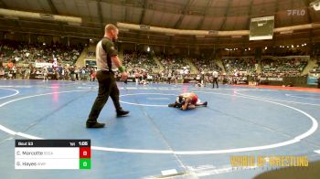 67 lbs Round Of 32 - Cael Marcotte, Socal Grappling Club vs Gabriel Hayes, Wentzville Wrestling Federation