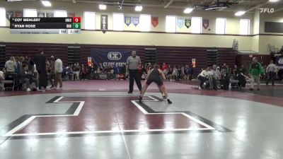 120 lbs Quarterfinal - Ryan Rose, Burlington Notre Dame vs Coy Mehlert, Union, LaPorte City