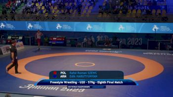 57 kg 1/8 Final - Rafal Szewc, Poland vs Edik Harutyunyan, Armenia