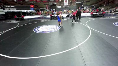 126 lbs 3rd Place Match - Luke Tran vs Jimmy Jimenez