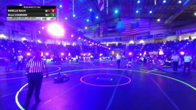 58 lbs Quarterfinal - Lennox Caro, Garage Kidz WC vs Makayla Howard, No Team