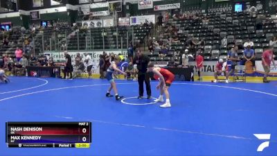 98 lbs Semifinal - Nash Denison, OK vs Max Kennedy, NY