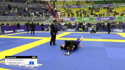 DANIEL PETER SCANNO vs FREDERICO BARROS DINIZ 2024 Brasileiro Jiu-Jitsu IBJJF