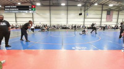 85 lbs Rr Rnd 1 - Asher Burke, Titan Forge - MS vs Evan Overpeck, Freakztyle Leviathan - MS