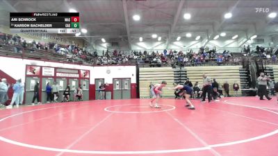 106 lbs Quarterfinal - Karson Bachelder, Castle vs Ari Schrock, Maconaquah