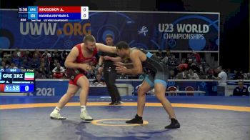 125 kg Semifinal - Azamat Khosonov, Gre vs Seyedmehdi Seyedabasali Hashemijouybari, Iri
