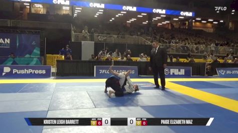 Paige Elizabeth Maz vs Kristen Leigh Barrett 2025 Pan Jiu Jitsu IBJJF Championship