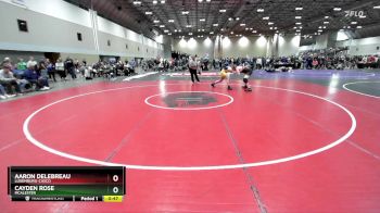 190B Cons. Round 1 - Cayden Rose, McAlester vs Aaron Delebreau, Luxemburg-Casco