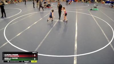 Quarterfinal - Aurora Priebe, MN Elite Wrestling Club vs Briella Mayer, Minnesota