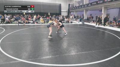 135 lbs Cons. Sub-rd Of 16 - Alayna Laubenthal, BTWC vs Reagan Eaton, Nebraska Wrestling Academy