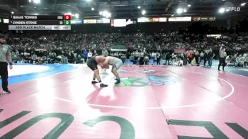 4A 285 lbs 3rd Place Match - Lynden Stone, Snake River vs Isaias Torres, Fruitland