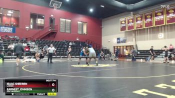 285 lbs 1st Place Match - Earnest Johnson, Life University vs Isaac Sheeren, Lander