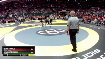 D3-120 lbs Cons. Round 3 - Evan Natale, Sandy Valley vs Xavier Pearson, Trinity