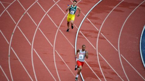 Houston's Kahmari Montgomery Just Split 43.38 At The Penn Relays