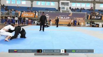 Daniel Hernandez vs Arthur Santos 2026 PBJJF South American Jiu-Jitsu Championship