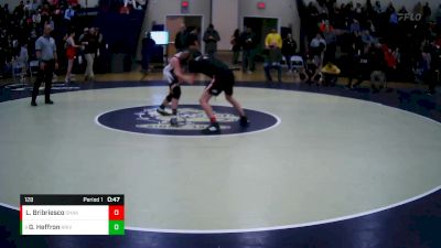 128 lbs Cons. Round 3 - Gavin Heffron, Rocky River vs Liam Bribriesco, Shaker Hts.