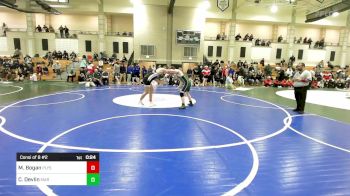 132 lbs Consi Of 8 #2 - Michael Bogan, Plymouth South vs Christian Devlin, Marshfield