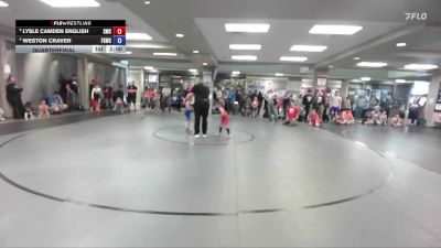 53-57 lbs Quarterfinal - Lysle Camden English, Suples Wrestling Club vs Weston Craver, Fighting Squirrels Wrestling Club