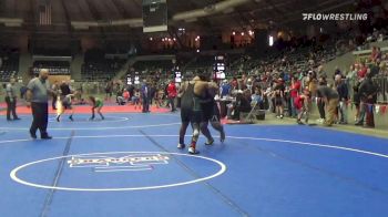 285 lbs Quarterfinal - Aryn Johnson, Edison Eagles vs Brysen Sampson, Tulsa Rogers