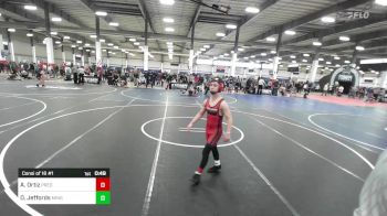 120 lbs Consi Of 16 #1 - Alexander Ortiz, Predator WC vs Dakota Jeffords, Mingus Mountain WC