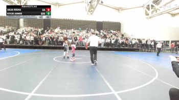 Consolation - Julia Risha, CJA vs Kylie James, Quakertown Youth Wrestling Club
