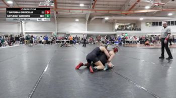 130 lbs Champ. Round 2 - Ravenna Guidicelli, Elyria High School vs Kayleigh Wiseman, Perry (Massillon)