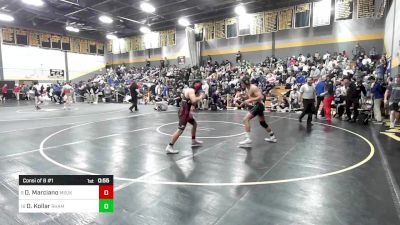 160 lbs Consi Of 8 #1 - David Marciano, Masuk vs Dylan Kollar, RHAM