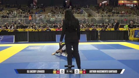 Arthur Nascimento Santiago vs Eli Jacoby Lovasco 2025 Pan Kids Jiu-Jitsu IBJJF Championship