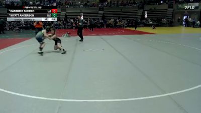 85 lbs Cons. Round 2 - Wyatt Anderson, Dassel-Cokato-Litchfield vs Easton E Scheck, LARP