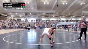 A 106 lbs Quarterfinal - Luke Higdon, Signal Mountain High School vs Will Carter, Greenbrier High School