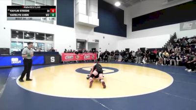 130 lbs Champ. Round 1 - Katelyn Chen, Portola vs Kaylin Steede, Oak Hills