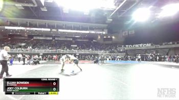 220 lbs Cons. Round 1 - Joey Colburn, River Valley vs Elijah Bowden, El Capitan