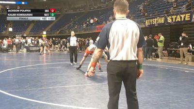 145 lbs Final - Jackson Polifka, Greencastle-Antrim vs Kaleb Komisarski, Wattsburg