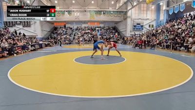 165 lbs 5th Place Match - Craig Dixon, Caesar Rodney H S vs Jason Hughart, William Penn H.S.