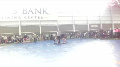 38 lbs Quarterfinal - Calvin McCoy, Charger Wrestling Club vs Doc Petersen, Champions Wrestling Club