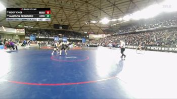 Boys 4A 132 lbs Cons. Round 1 - Kody Choi, North Creek vs Jameson Bradford, Lake Stevens