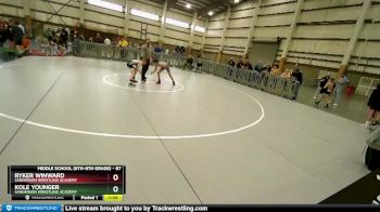 87 lbs Quarterfinal - Ryker Winward, Sanderson Wrestling Academy vs Kole Younger, Sanderson Wrestling Academy